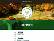 Tablet Screenshot of eaglesmerecc.com